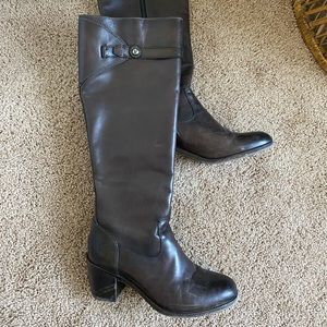 Frye - Malorie Button Tall Heeled Boot -  size 7 1/2
